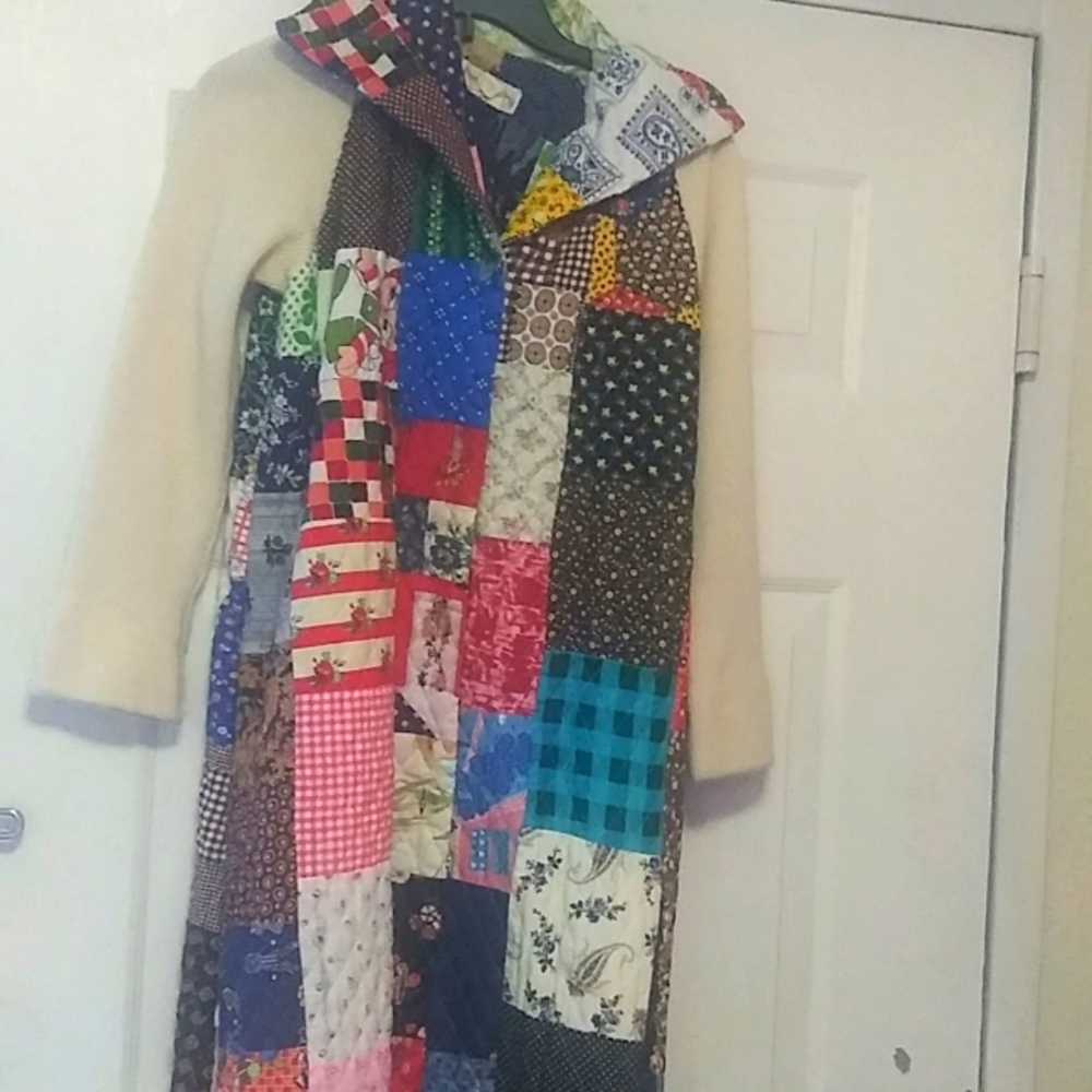Friends, this item is SOLD. Vintage Patchwork Coat by Periphery